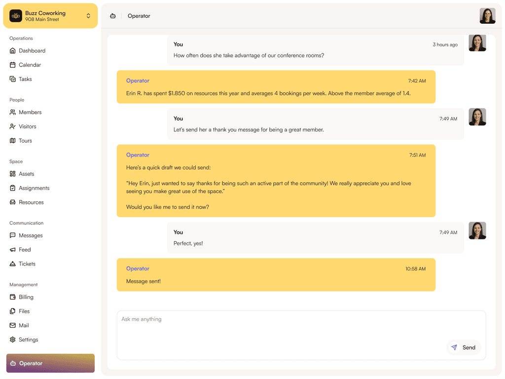 Operator AI — Desktop