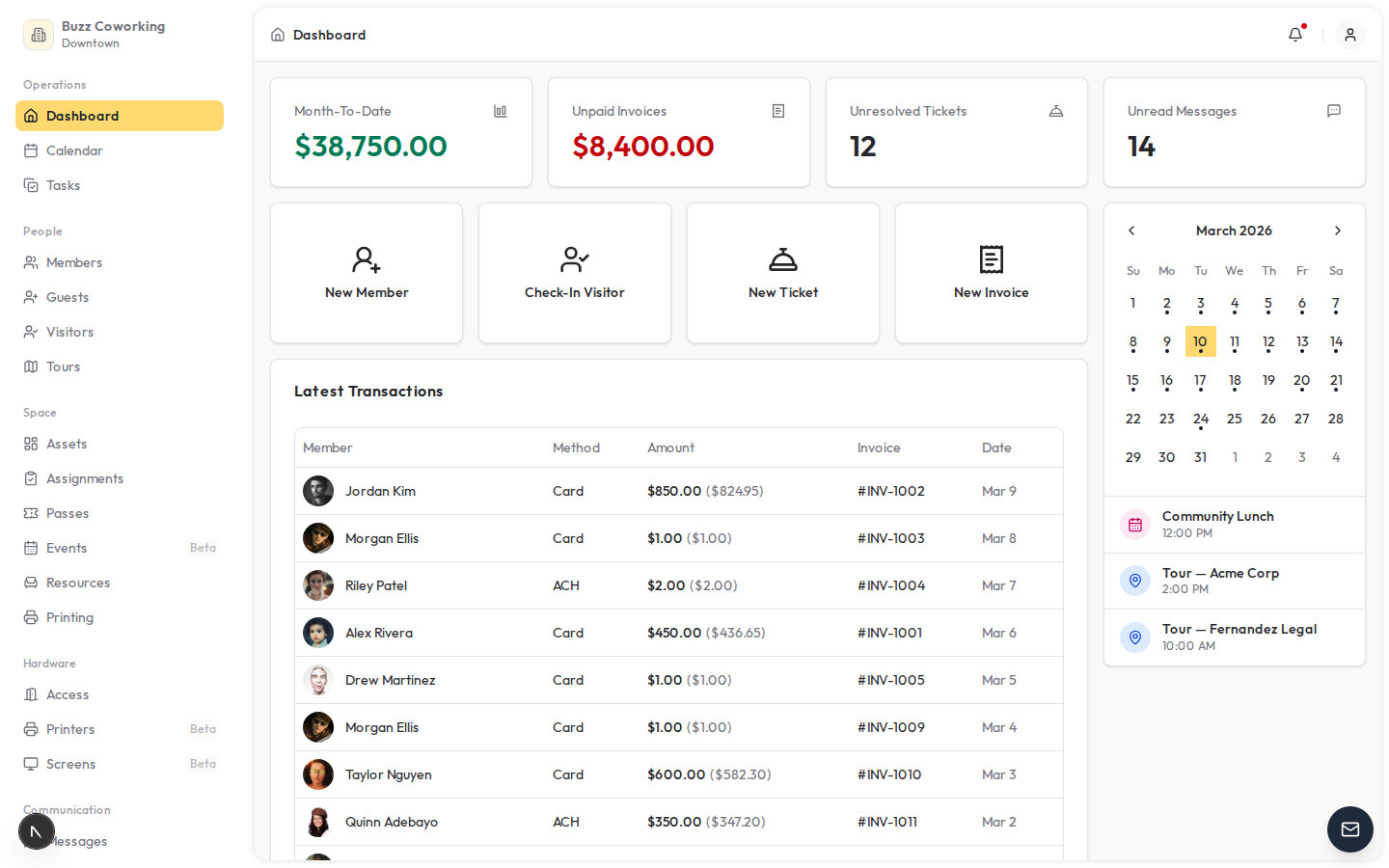 Deskie desktop dashboard